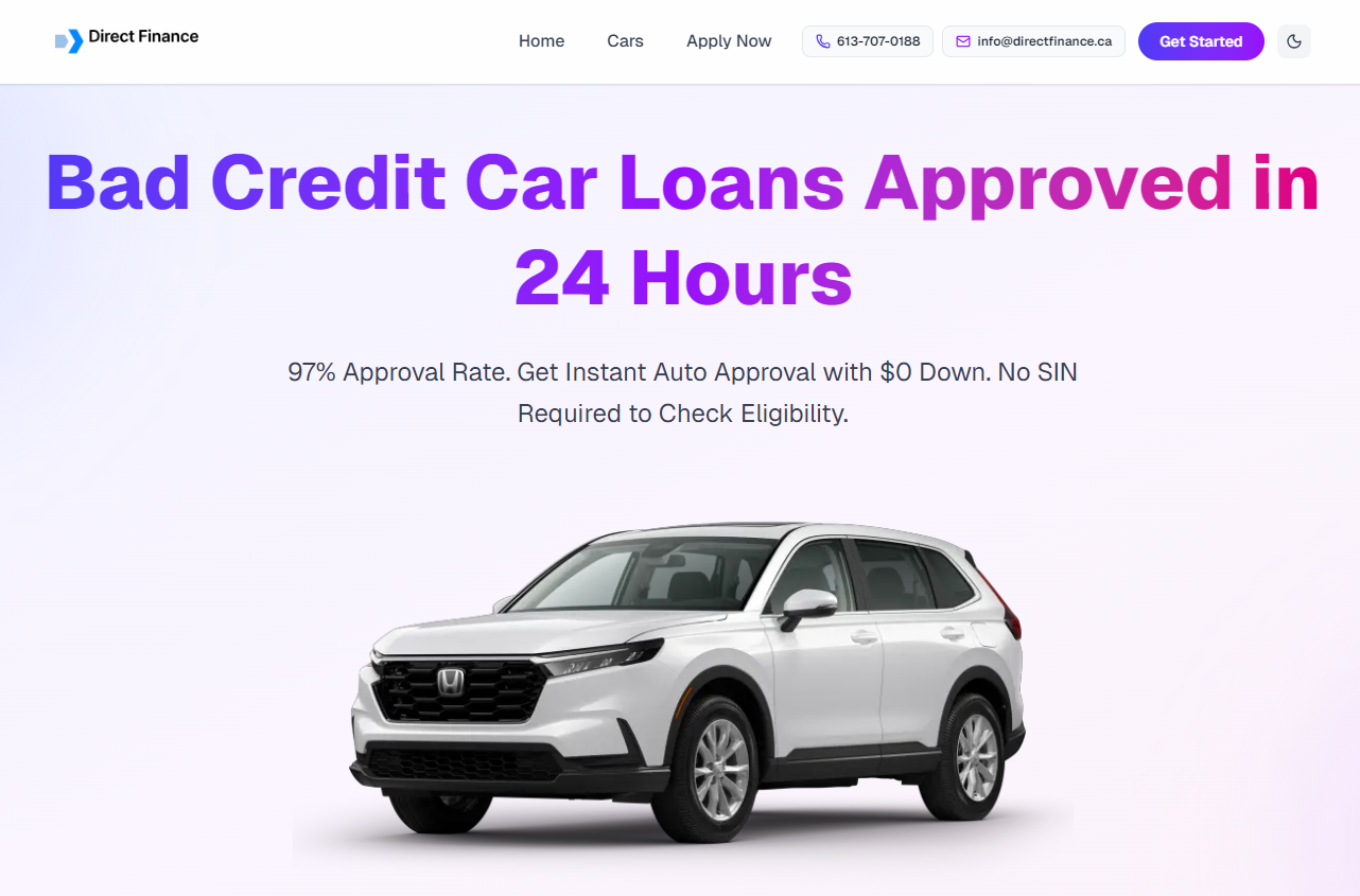 Direct Finance Canada screenshot 1